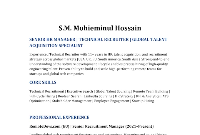 do expert technical recruitment and global talent sourcing